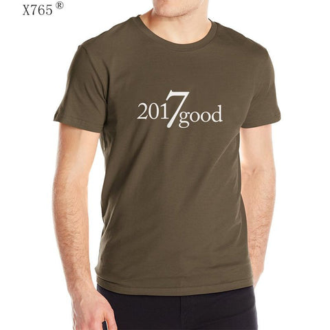 X765 Newest t shirt men's fashion short sleeve 2017 good printed t-shirts funny tee shirts Hipster O-neck popular tops summer