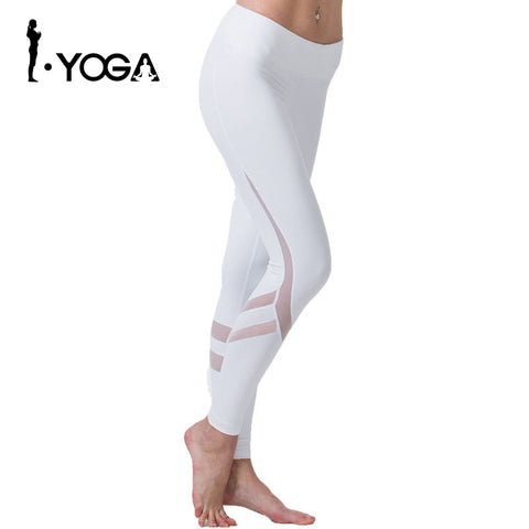 Yoga Sports Leggings For Women Sports Tight Mesh Yoga Leggings Comprehension Yoga Pants Women Running Tights Women K-9002