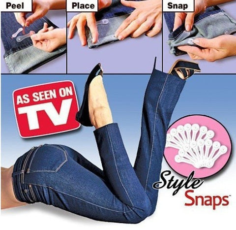 Hemming My Way Style Snaps, AS SEEN ON TV Product 16pairs=32pcs=1pack Discount