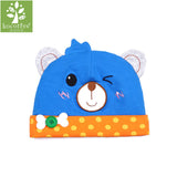 Baby Boys Girls Beanie Hats Kids Lovely Bear Knitted Hat Infant Toddler Cap Soft Cotton Newborn Autumn Spring Hats Children Caps